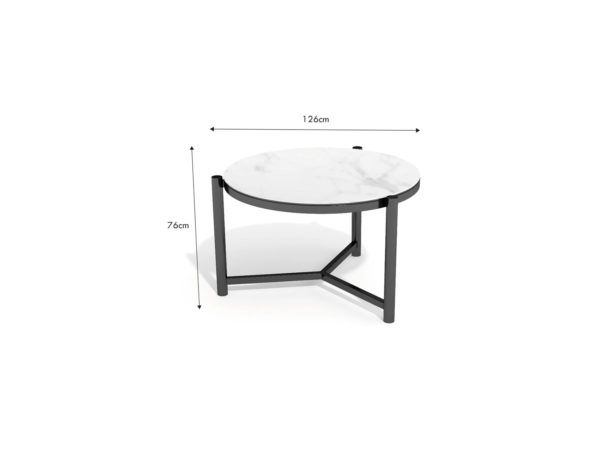 Dining Table Round Alu Ceramic Top Dt 36 Size