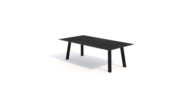 Dinning Table Top Alu Leg Ceramic Top Dt 26 Black