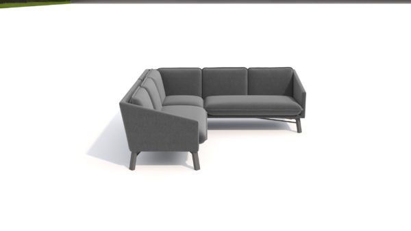 Pure Sofa Purer 3 Seater Pur 17+ Pur 06 Flanelle 3757