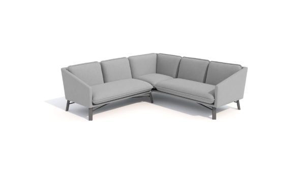 Pure Sofa Purer 3 Seater Pur 17+ Pur 06 Lead Chine 3756