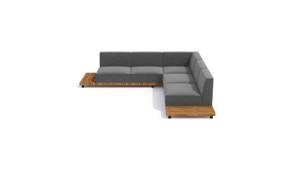 Touch Sofa 2 Seater Tc 05 Ta + Tc 18 Ta Flanelle 3757